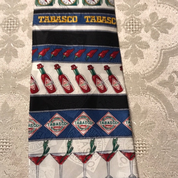 Tabasco ties 3 vintage silk - Picture 4 of 5